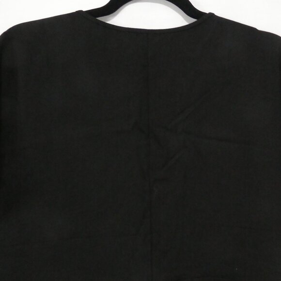 SHEIN - Curve | 2XL | Black Scalloped Hem V-Neck Mini Dress - Picture 10 of 14